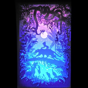 Jungle Book - Light Box Templates - SVG