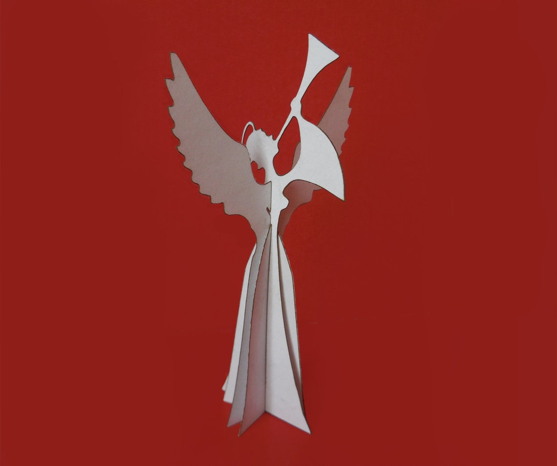 3 christmas angels figurines christmas angels svg christmas etsy