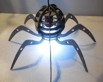 SpiderLamp SWG, SpiderLamp-modellen, lampkroonluchter, pendelsjabloon SVG, spiderlampenkap, lasersnijden of machinaal snijden