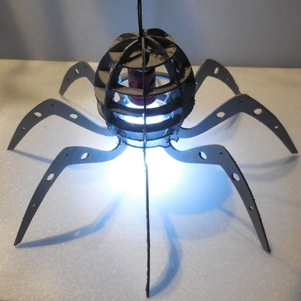 SpiderLamp SWG, SpiderLamp Models, Lamp Chandelier, Pendel template SVG, Spider Lampshade, Laser or machine cutting