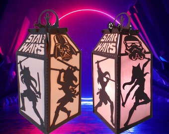 AsokaTano 3D-papieren lantaarn: The Clone Wars-lamp (SVG, PNG, PDF)