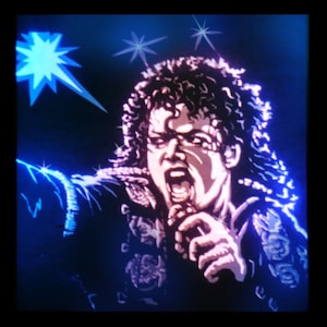 Michael Jackson, 3D Shadow Box, Paper Cut Template, Light Box SVG, Downloads Digitais, Desenhos PNG e Vetoriais, Música Retro