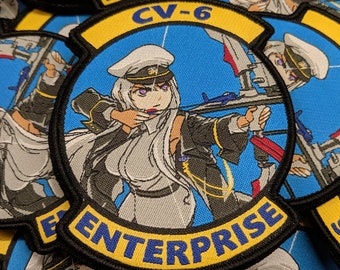 Enterprise - Azur Lane Anime - Morale Patch - Hook and Loop