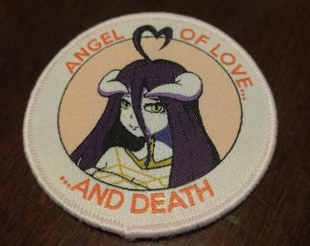 Overlord Albedo Morale Patch Hook and Loop