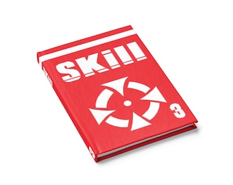 Azur Lane Red Skill Book Blank Journal