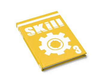 Azur Lane Yellow Skill Book Blank Journal