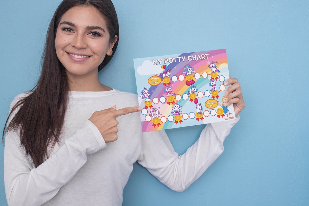 Potty Training Reward Chart Printable Instant Download A4/A3/A5