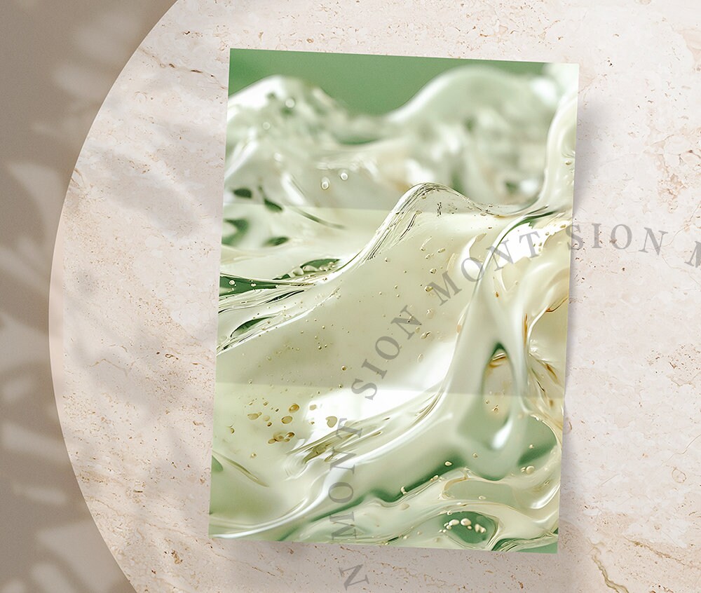 Abstract Liquid Digital Papers, 3D Abstract Fluid Forms, Aesthetic ...