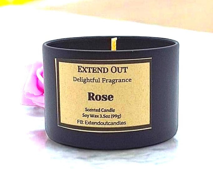 Eco Natural Soy Wax Scented Container Candle & Handmade with Love