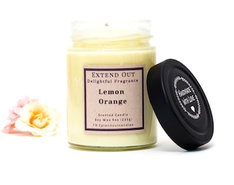 Eco Natural Soy Wax Scented Candle & Handmade  with Love