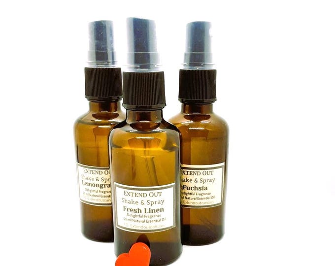 Natural linen room sprays