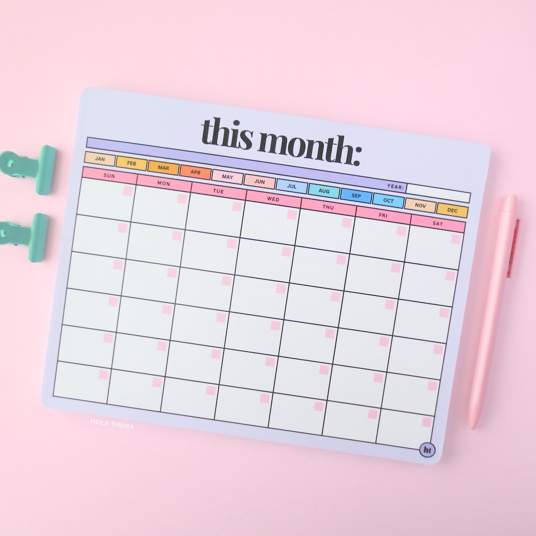 Monthly Planner Notepad – Productivity Planning & Organization Pad - Etsy