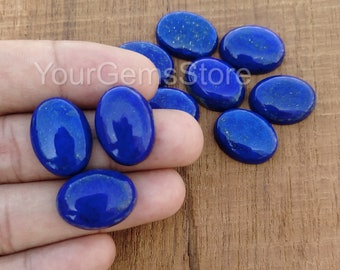 AM408 8 Pieces Rectangle Shape Lapis Cabochon Mix Size Lapis Lazuli Lots Lapis Gemstone for Jewelry 60.3 Cts Lapis Lazuli Gemstone