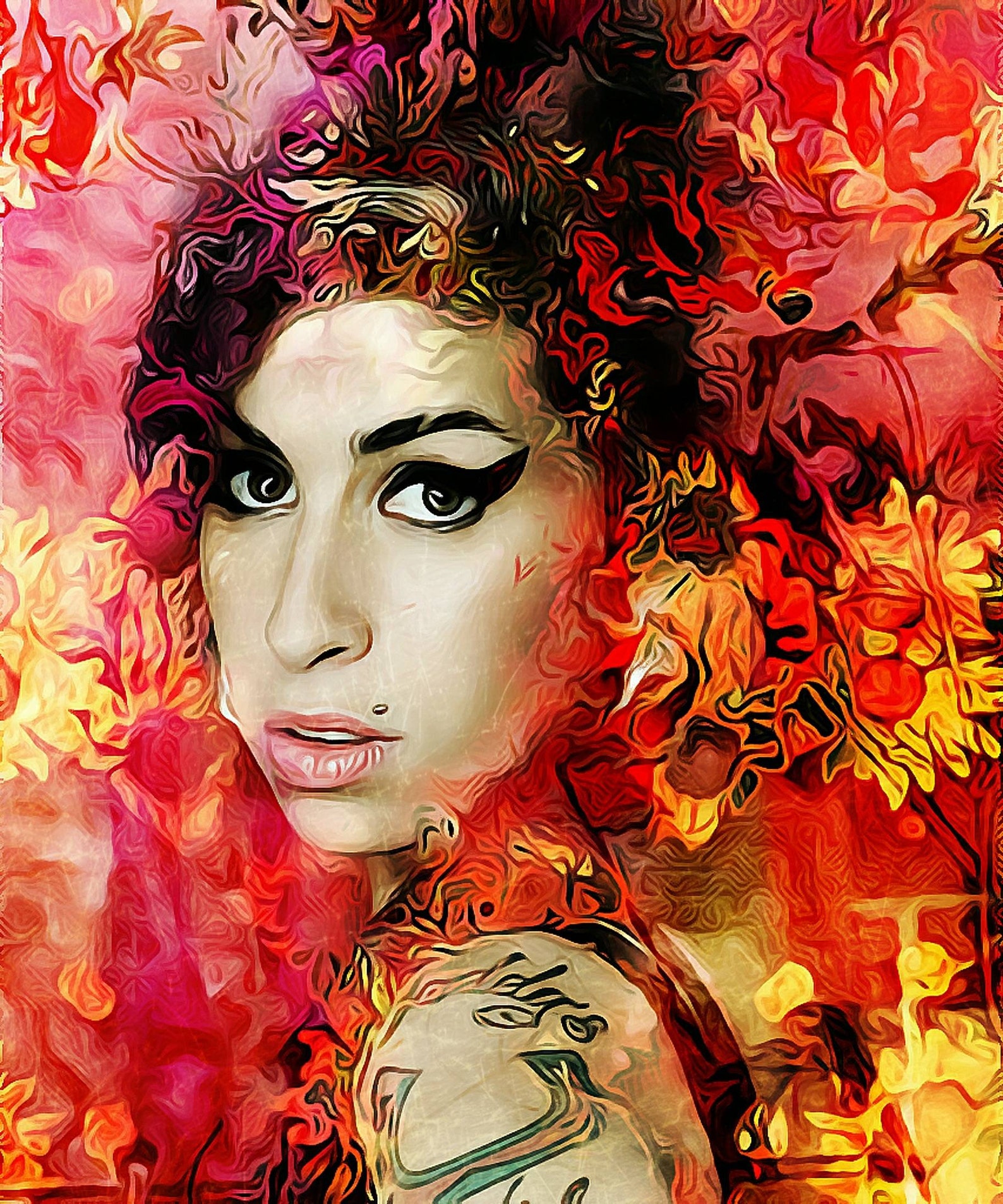 Amy Winehouse 11 17 Art Print | Etsy