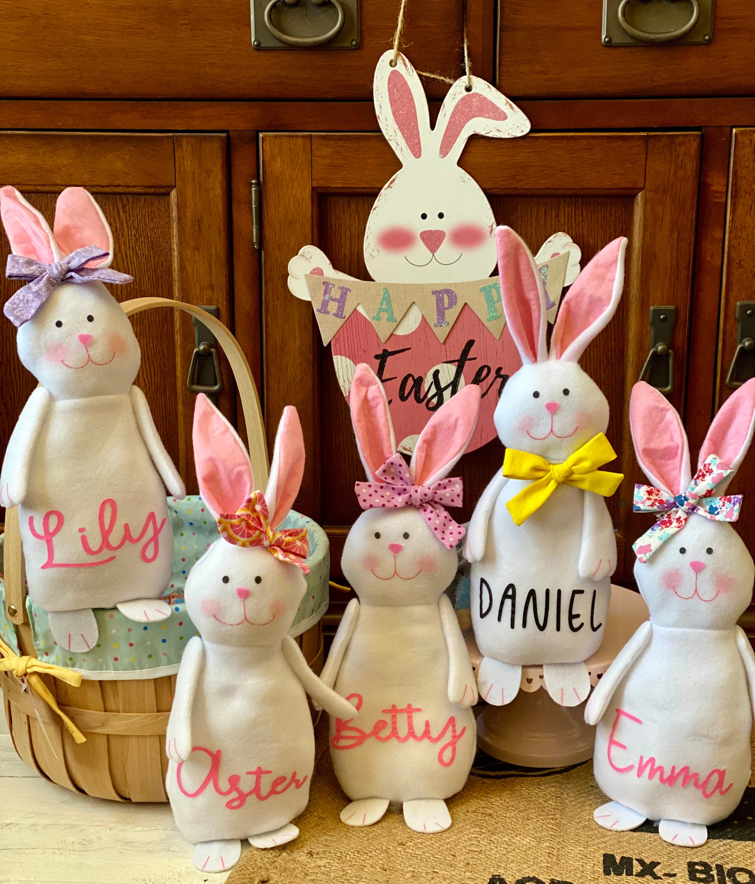 Personalized/Customized Easter Bunnies Etsy