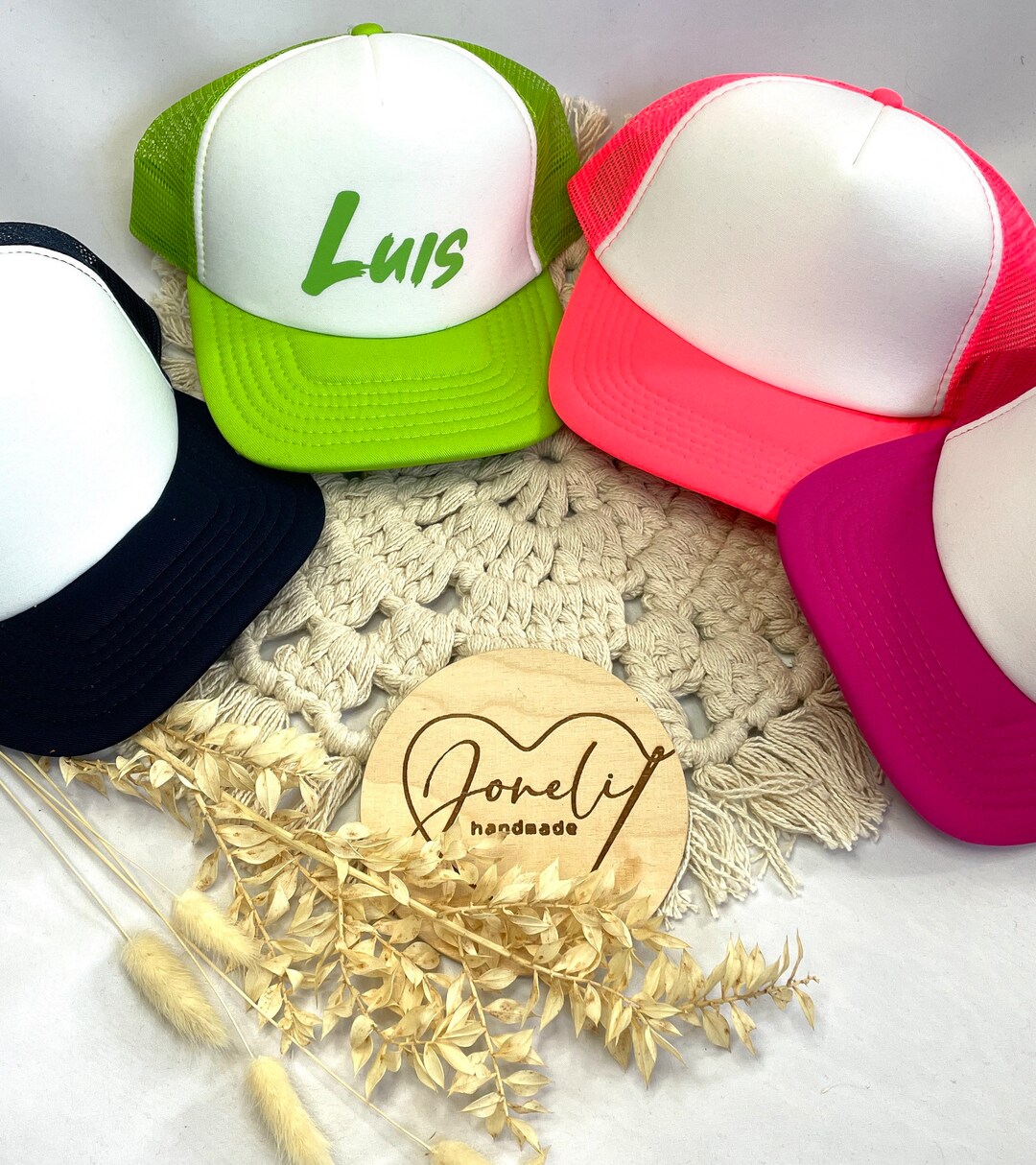 UIOPPIOS Baseballkappe Rot - Verstellbare Mesh Cap Mit Kirschdesign