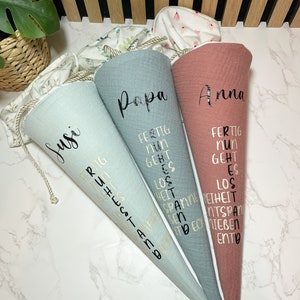 Retirement cone/ retirement gift/ candy cone/ personalized with the name