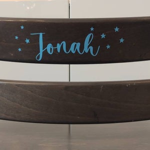 Name stickers for your Stokke Tripp Trapp in different versions