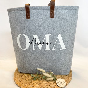 Grandma/Mom bag with the names of the grandchildren/children / different bag models