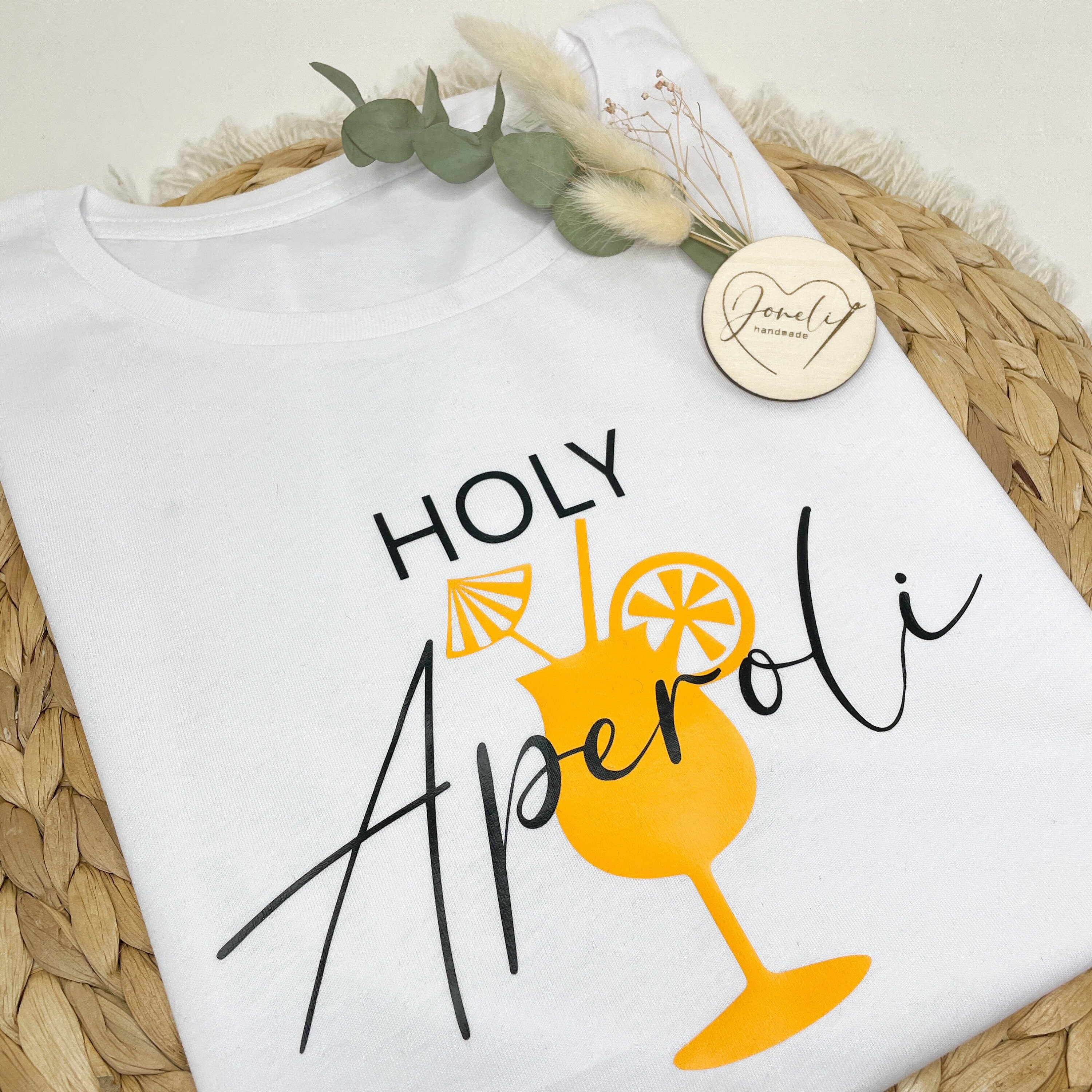 MoguGo Aperol - Borsa in iuta sostenibile con scritta Aperol teilen