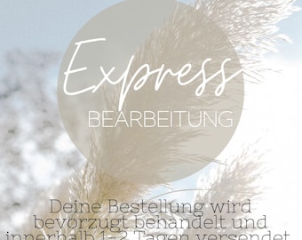 Express Bearbeitung hinzubuchen