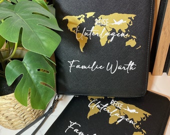 Travel Organizer / Family Organizer / Travel Documents / Passport Cover / Luggage Tag