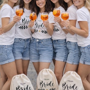 Zestaw na wieczór panieński: koszula i plecak / wieczór panieński / torba na siłownię / panna młoda / panna młoda w drużynie / różne wzory