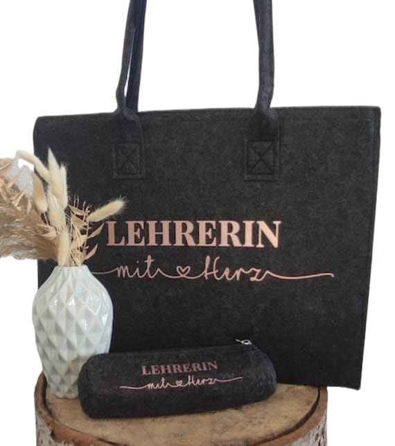 Renteneintritt Geschenk Jutetasche - "Für Immer Feierabend" Tragetasche 31,5x22 Cm