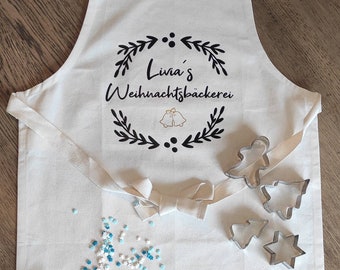 Personalized apron for children with your desired expression neutral or for them Christmas time