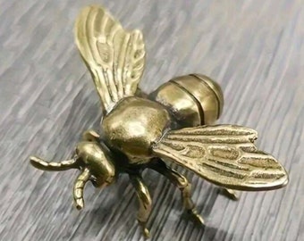 Brass cute bee ornament