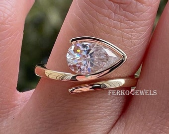 アクセサリー UPALA pear shape sideway bezel ring K18 il_340x270.5912758133_9wel.jpg