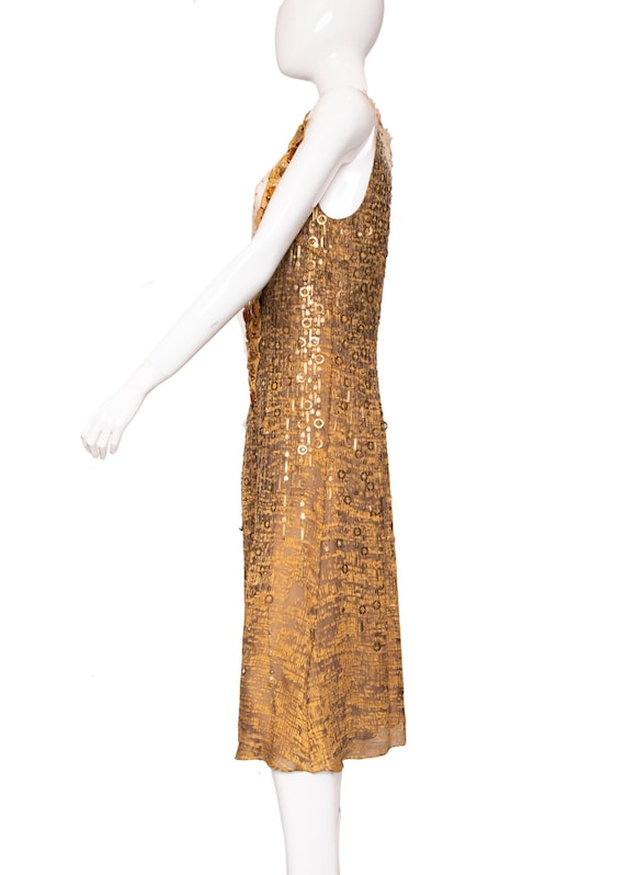 Carolina Herrera Gold Dress