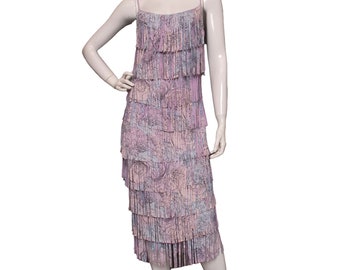 Chiara Boni Couture Fringe Dress M/L