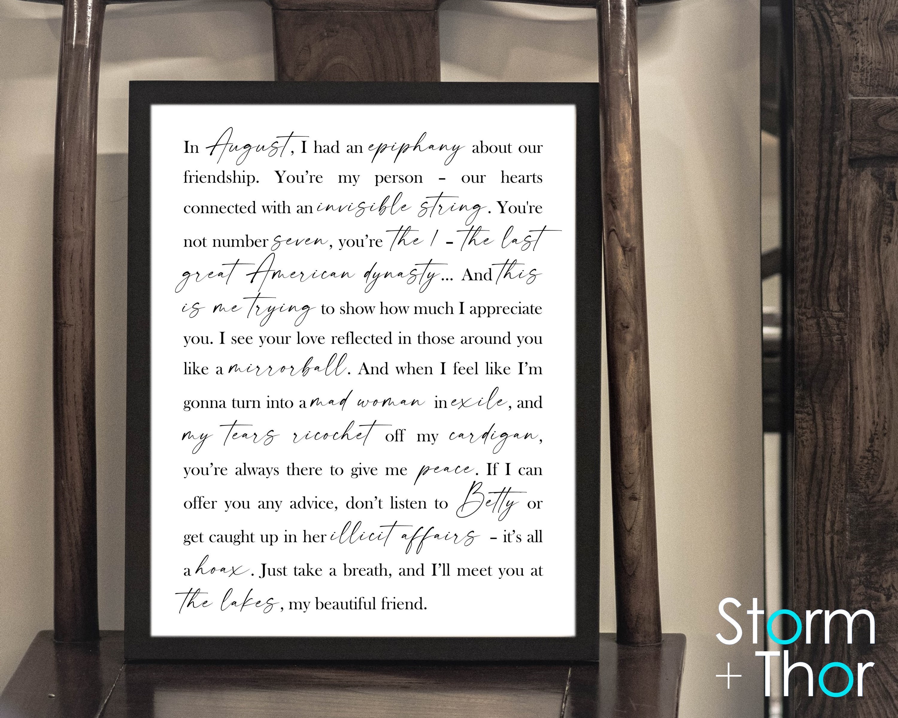 Taylor Swift Freund Geschenk Taylor Swift Folklore Taylor ...