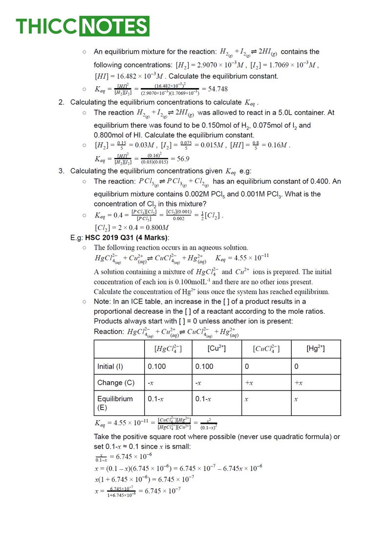 STATE RANK HSC Chemistry Notes image 6