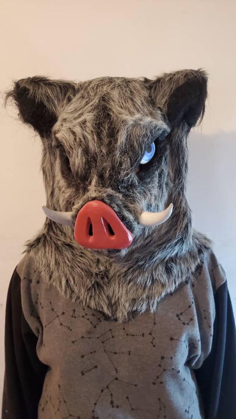 Inosuke Mask Kimetsu No Yaiba Etsy