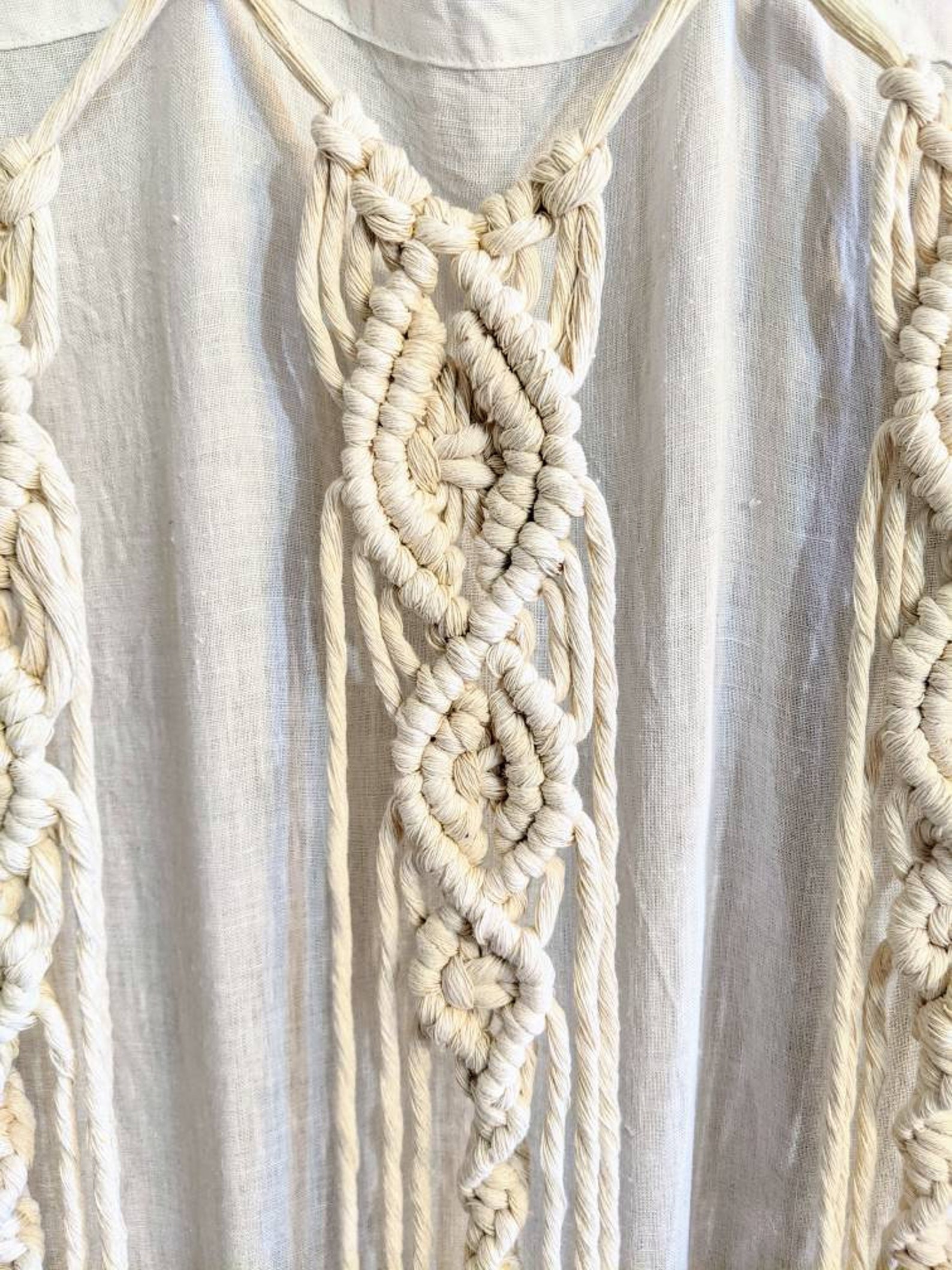 Macrame Shower Curtain Cover/handmade in Oregon/premium 5mm Etsy UK