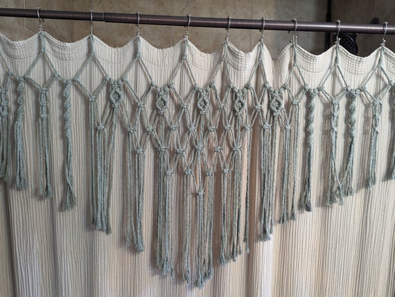 Macrame 2024 shower curtain