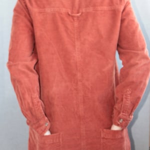 Vintage 1970s Burnt Orange Corduroy Jumpsuit | MEDIUM main image 1