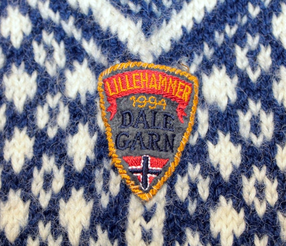 Vintage hand knit norwegian sweater for kids 8-10… - image 7