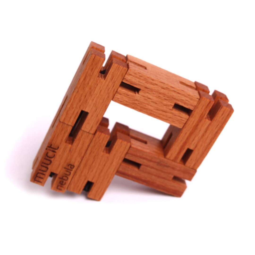 Wooden Snake Puzzle Cube Twist Puzzle Brain Teaser Etsy