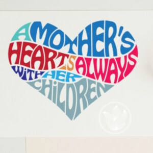 A mothers heart svg