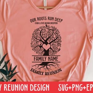 Camiseta de reunión familiar png