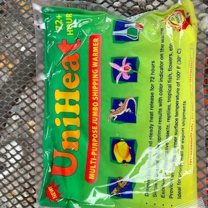 Winter insurance for your odered plant; heat pack plus priority mail