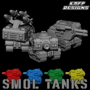 SMOL Tanks | 6/8mm | KMFP Designs