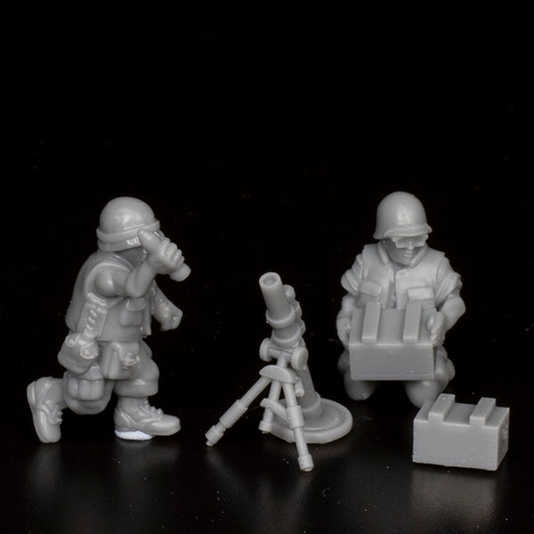 Mortar Team (x2) | US Army | Vietnam | 3DBreed Miniatures | 15mm scale