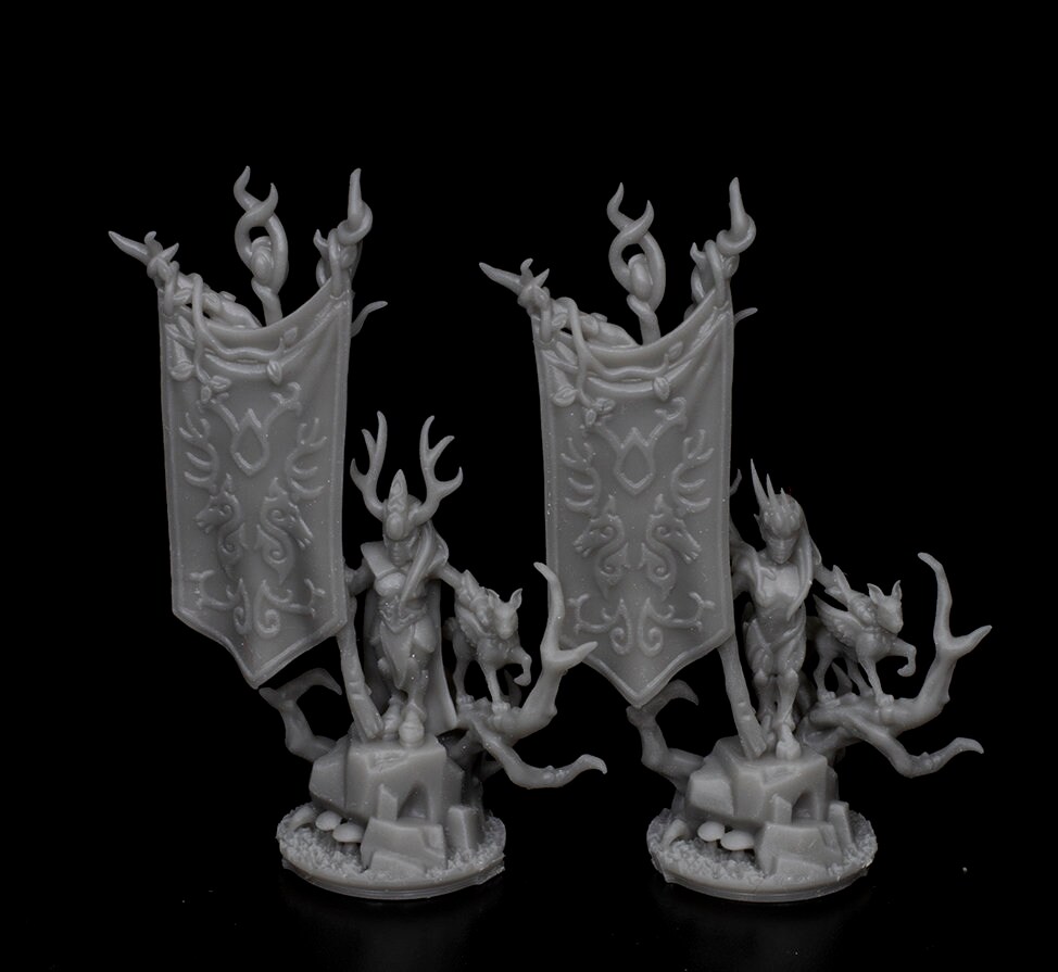 Army Standard Wood Elves Forest Dragon 10mm Scale Etsy