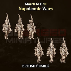 British Guards | Napoleonic Wars | 3DBreed Miniatures | 15mm scale