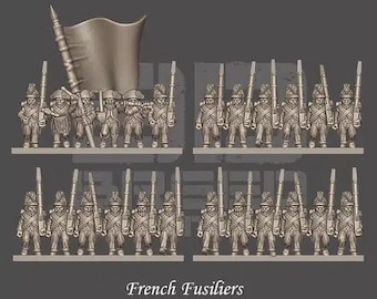 French Fusiliers | Battle of Lodi, 1796 | 3DBreed Miniatures | 10mm |