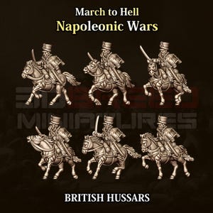 British Hussars | Napoleonic Wars | 3DBreed Miniatures | 15mm scale
